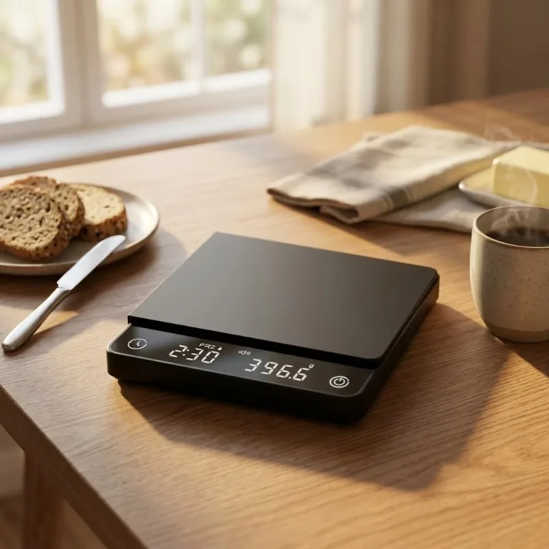 Hot Sale Mini Portable High-precision Electronic Kitchen Scale with LED Display and Charging Function for Coffee Machine KC200