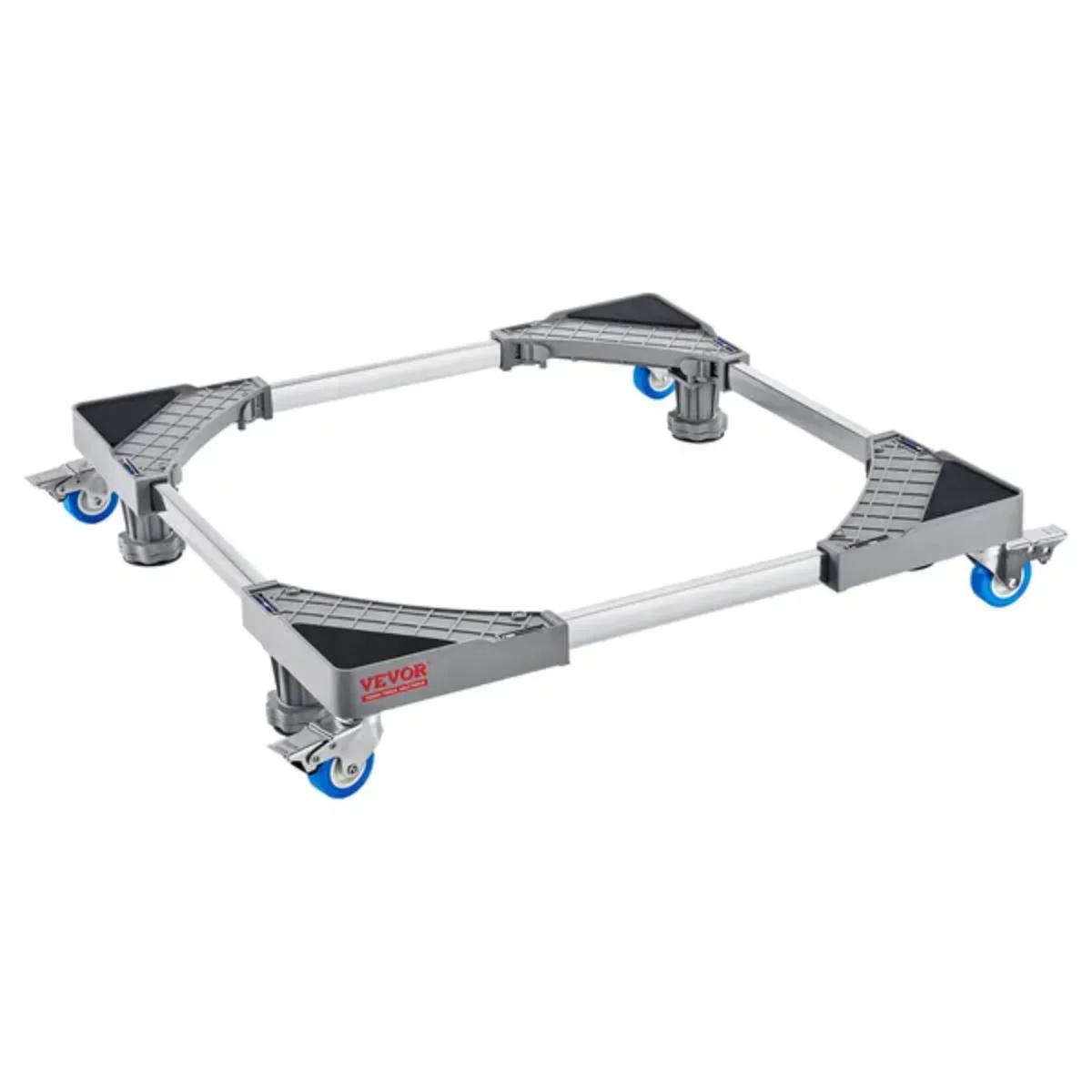 حامل ثلاجة VEVOR الصغير: سعة تحمل 400 رطلاً، 4 عجلات و4 أقدام، قابل للتعديل ومتعدد الوظائف