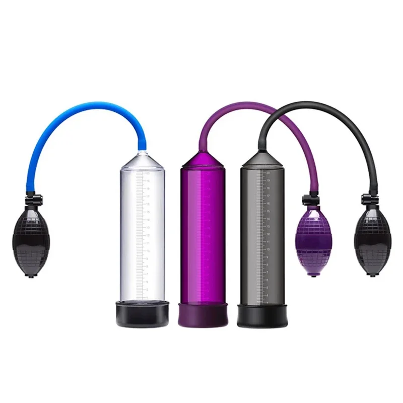 Enlarge Penis Stretcher Extension Vacuum Pump Big Dick Male Cock Enlargement Men Sex Toys Erection Delay Lasting Training Tool