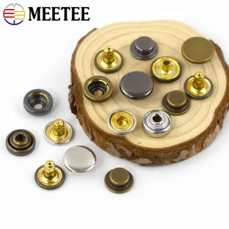 20/50/100sets meetee 11mm 503# Fém Hirtelen időváltozás Bekapcsolás Ruhásszekrény studs Láthatatlan Szállodai küldönc Öltözés Hosszúnadrág Egyesült gomb Összevarrás Anyagellátás