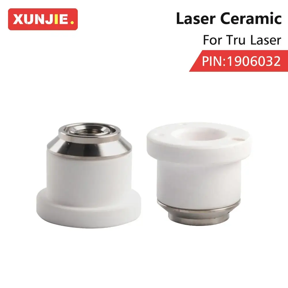 

XUNJIE Tru Laser Ceramic Nozzle Holder Reference 1906032 Dia.41mm Height 33.5mm Thread M12 For Tru Fiber Laser Cutting Head