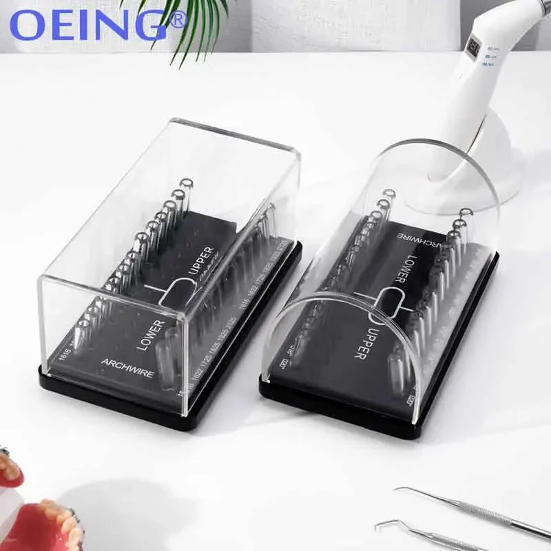 Dental Acrylic Organizer Syringe Resin Adhesive Applicator Holder Oral Material Storage Applicator Dispenser Box Dentist Tool