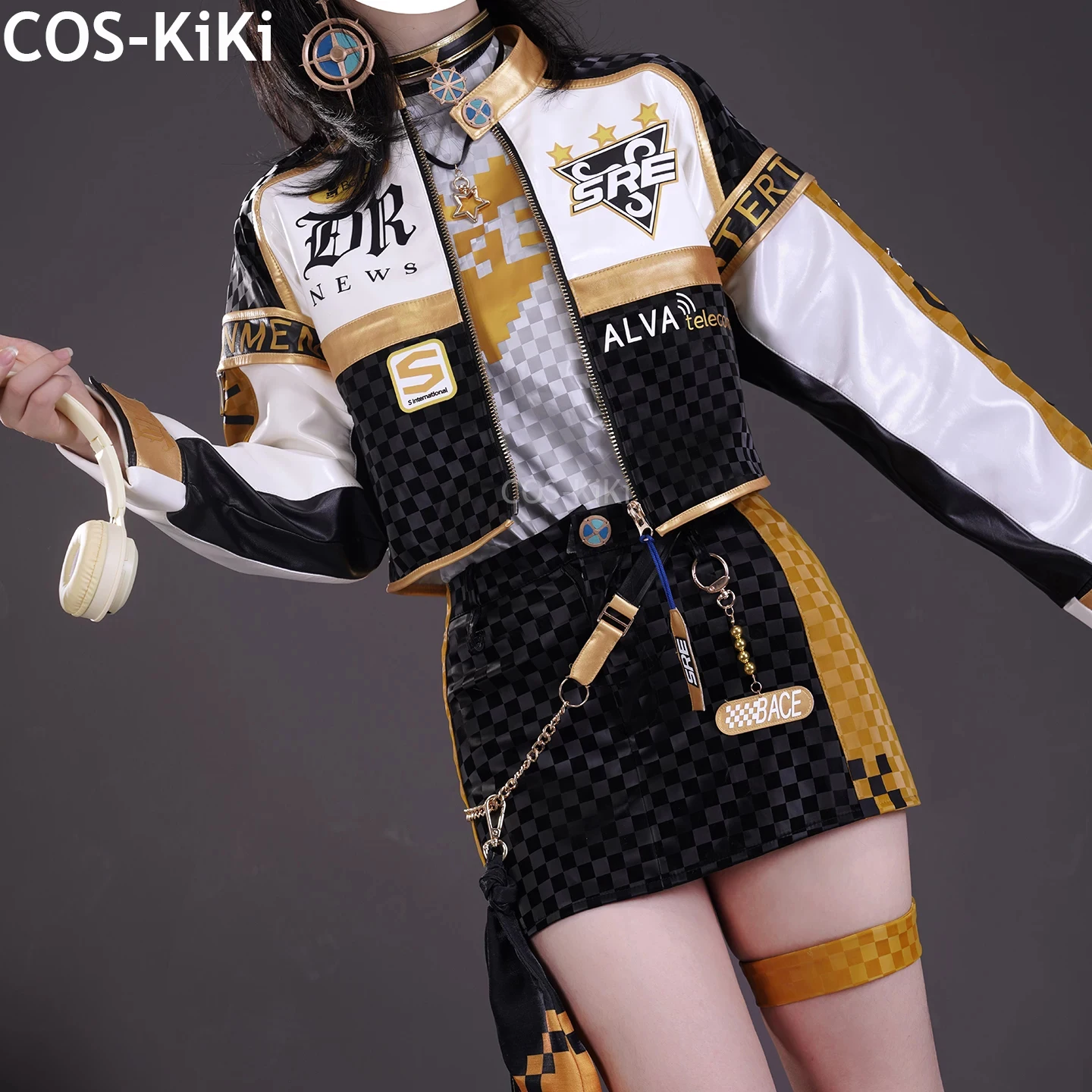 Disfraz de Cosplay COS-KiKi Identity V SRE Gaming Squad Martha Behamfil, Traje de Juego Coordinador, Uniforme de Moda Dashing Aura para Mujer