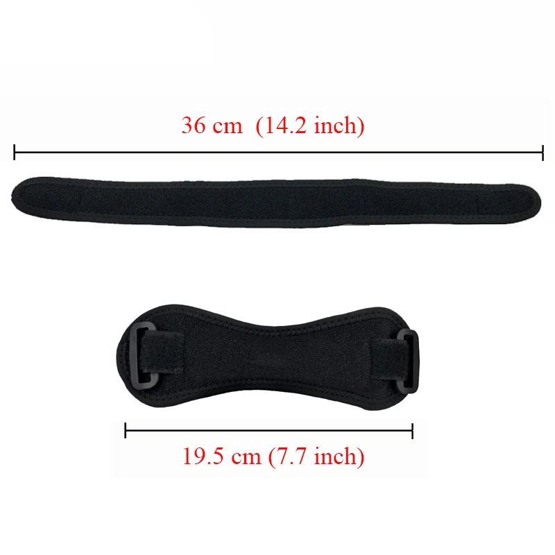 1 Piece Knee Patellar Tendon Knee Support Strape Brace Adjustable Shock Absorption Compression Knee Pad Sleeve for Basketball
