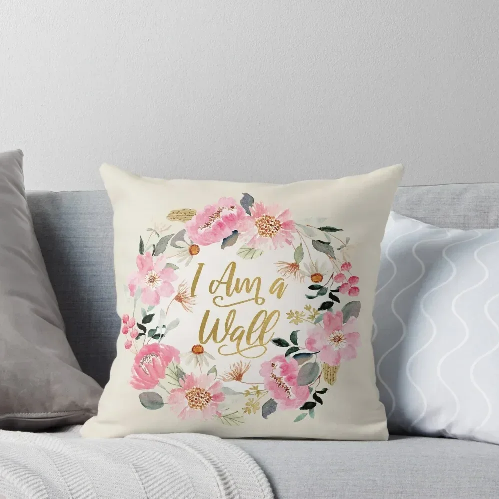 

I AM A WALL Throw Pillow Cusions Cover Cushion Cover For Sofa pillow