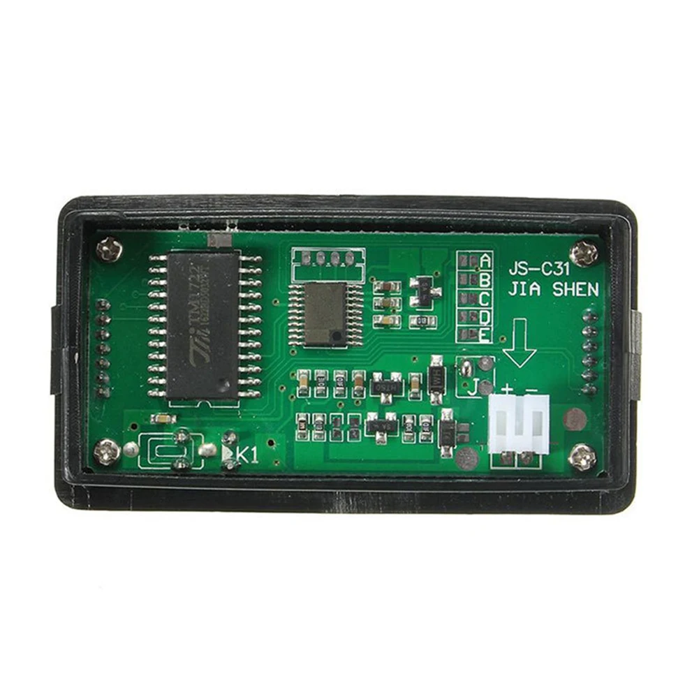 Imagem -03 - Lcd Display Voltímetro Potência Chumbo-ácido Lítio Capacidade Tester Bateria Indicador de Nível Gy6d 6-63v Detectores