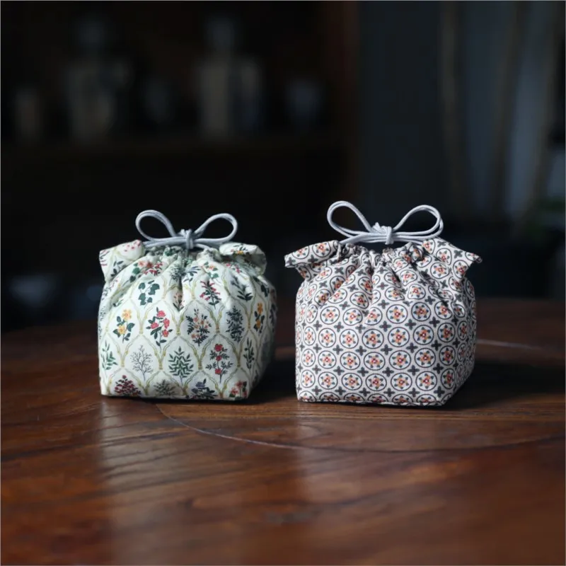 Fabric Tea Set Travel Storage Bag Chinese Style Teapot Fair Cup Tea Cup Cloth Bag Tea Cloth Bag Tea Ceremony Accessories ZF165