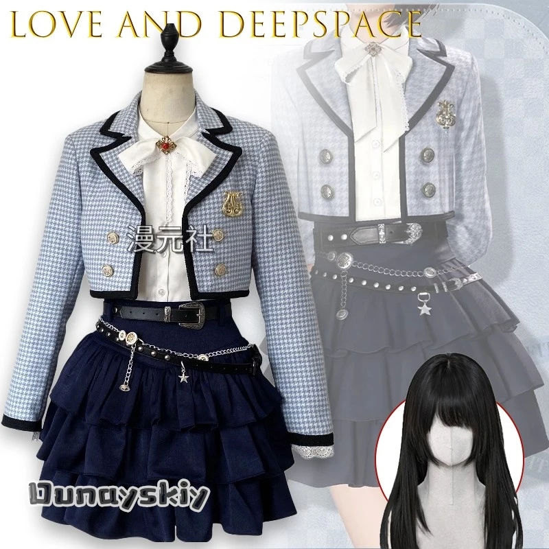 aBcDzS@ALove and DeepSpace أنثى بطل الرواية عادية تأثيري الزي أنيمي لعبة شخصية لعب الأدوار زي مجموعة السترة مطوي #2