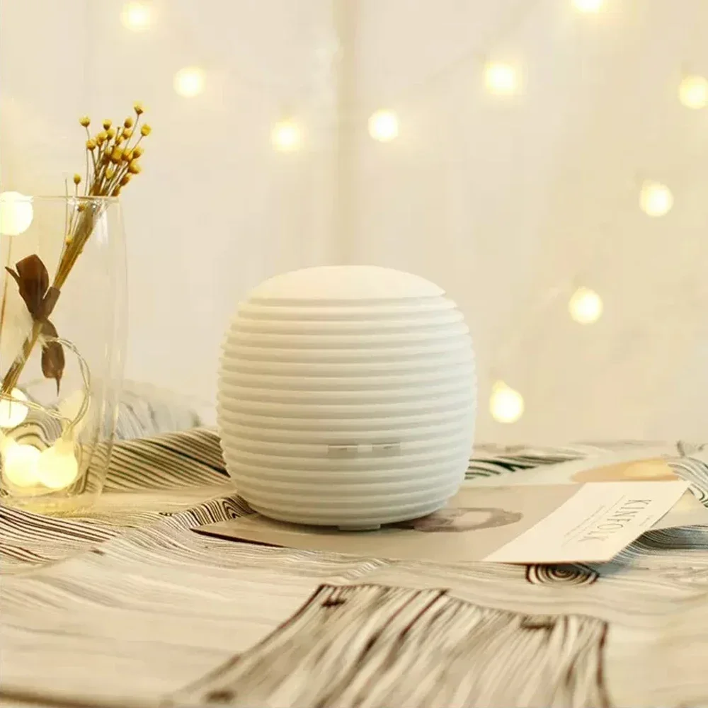 100ml Lantern Shape Mini Humidifier - 7 Calming Lights Aromatherapy Diffuser with USB Power, Auto Shut-Off for Yoga Office Trave - Detail 1