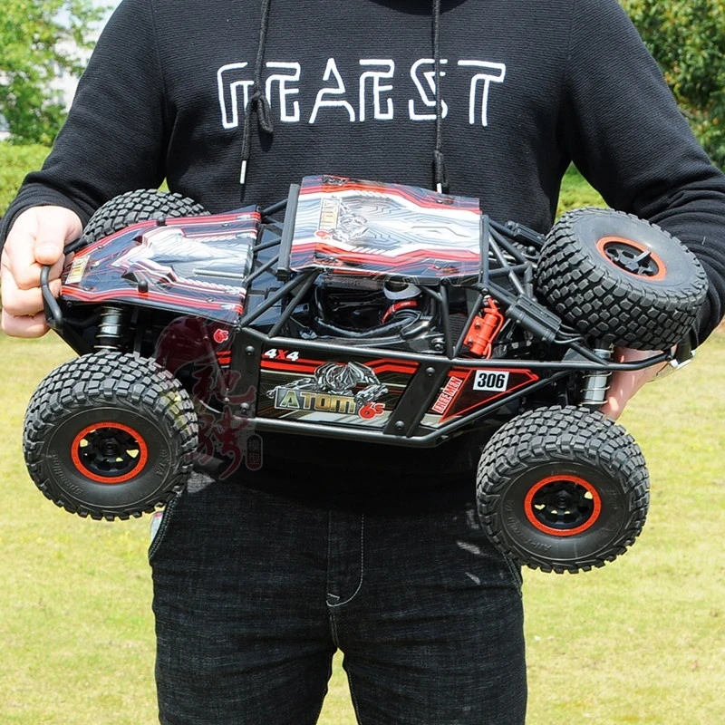 Flying Men Atom V2 6S RC Desert Car Brushless Waterproof 4WD High Speed Off Road Remote Control Model Vehicle For Adult Hobby