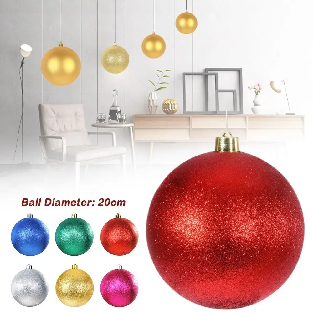 

Big Plastic Pearlescent Ball Pearlescent 15CM Christmas Ball Ball Shape Christmas Tree Balls New Year's Day