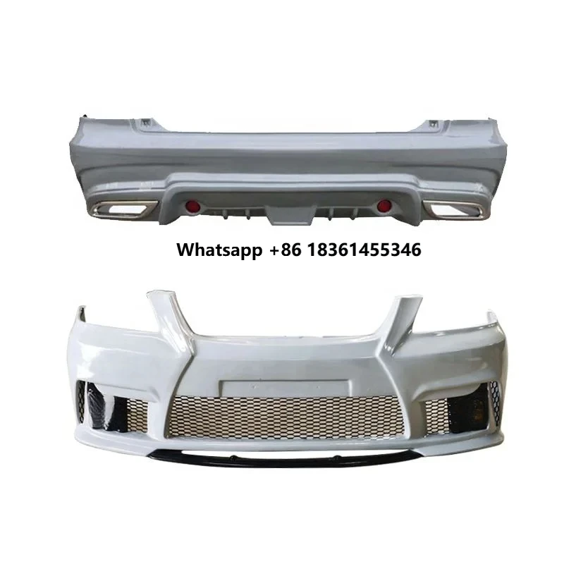 

New for for 2005-2009 Screw-On Black Paint Front/Rear Bumpers Universal Fitment