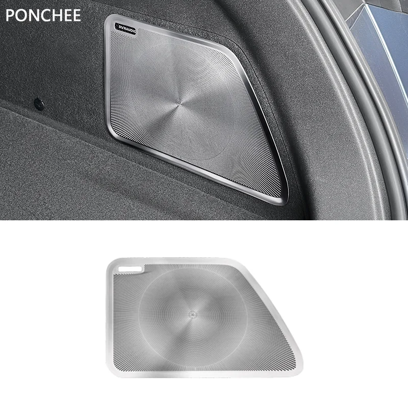 

Для BYD Sealion 7 2024, крышка звукового сигнала багажника, аудиорамка, металлический защитный чехол, принадлежности для модификации интерьера автомобиля, роскошные