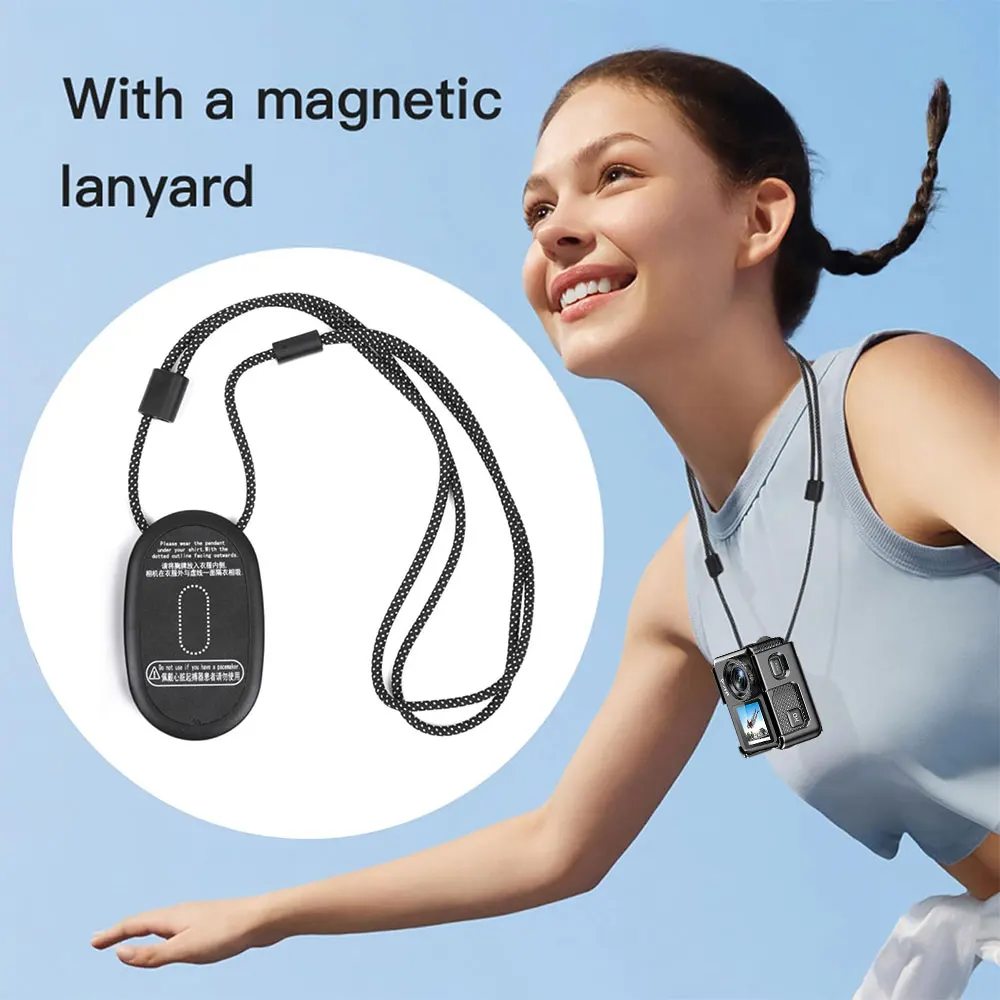 Ansvicam 5k Action Camera With Dual Screen And Magnetic Mount_voghion.com