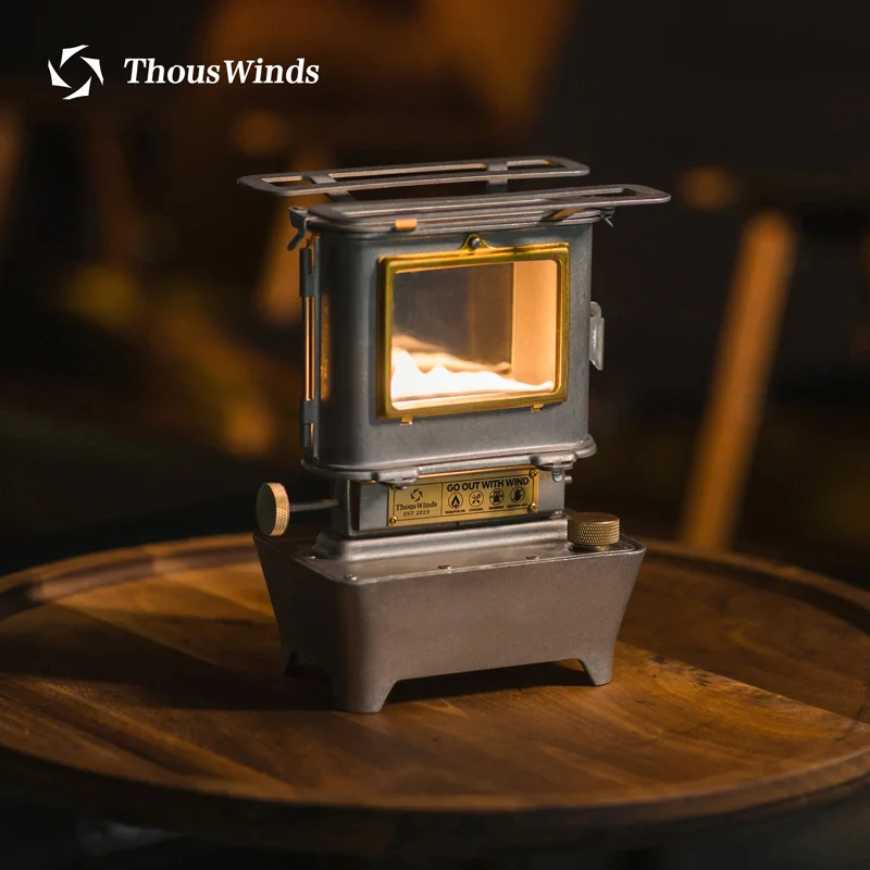 Thous winds-ポータブル防火オイルランプストーブ、屋外レトロキャンプ、ランタン、モーションライトバーナー、キャンプ用品