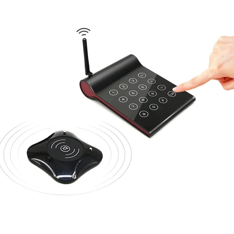 Wireless Control Restaurant Wireless Paging System Touch Button Restaurant Pager New Style Pagers