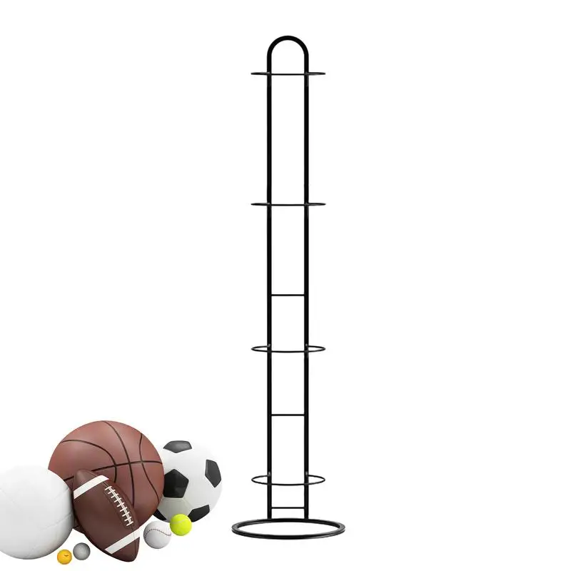 Black/White Indoor Basketball Storage Rack Put Ball Football Storage Basket Placed Rack Kindergarten Volleyball Stand Holder