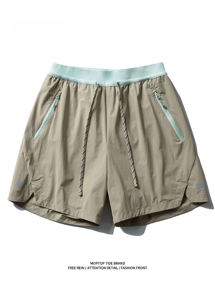 

Мужские спортивные брюки MMOPTOP для активного отдыха, быстросохнущие, повседневные, свободного кроя, прямые, с эластичным поясом, модные и стильные