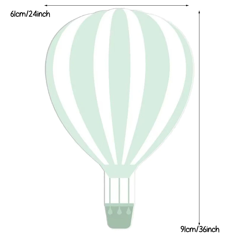 Babyparty Heißluftballon Dekorationen Wolke Ballonausschnitte Schaumstoffbrett Geschlecht offenbaren Party Dekor – Detail 7