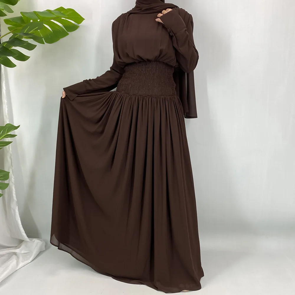 Eid Women Dress Hijab 2 Piece Set Muslim Abaya Dresses Khimar Suit Arab Long Robe Jalabiya Ramadan Morocco Dubai Kaftan Vestidos