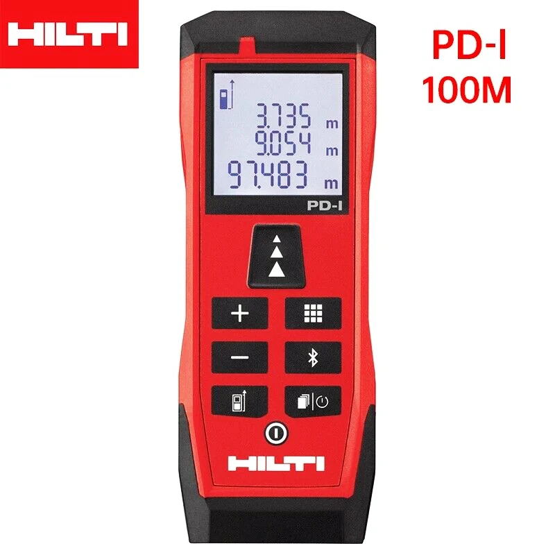 The smallest and most rugged. German HiltiPDI  100M hand-held laser range finder Laser-foot