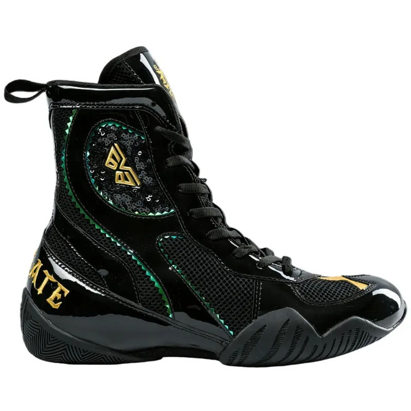 

2026 New Original Brand Professional Wrestling Sneaker Top Quality Wearable Boxing Fighting Boots Designer High Top Gym Training