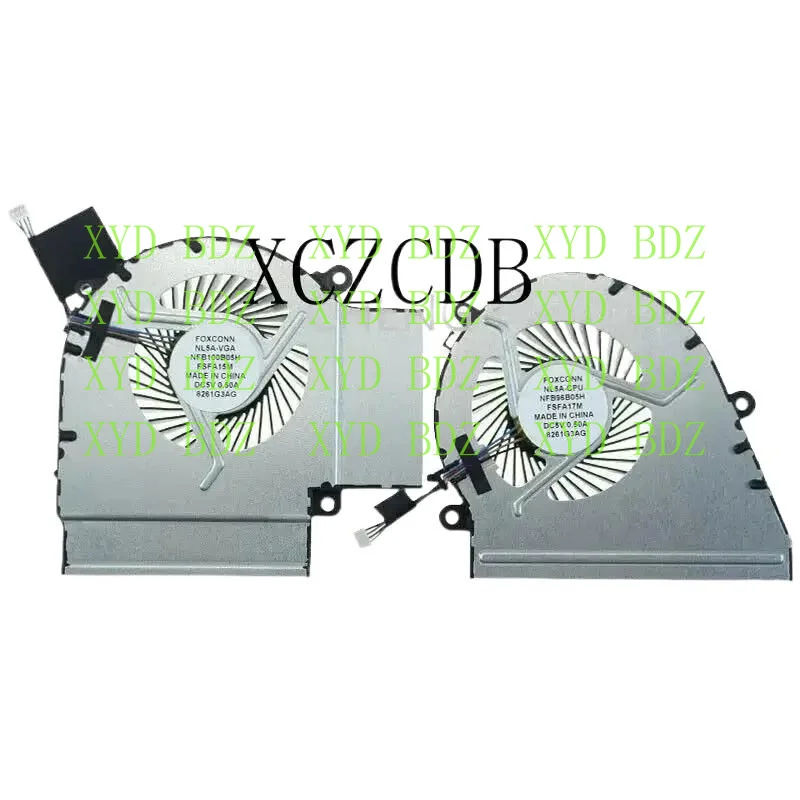 مروحة تبريد الكمبيوتر المحمول لـ ThundeRobot Dino X5 X6 X7 NFB96B05H NFB100B05H 0.50A NL5A CDB