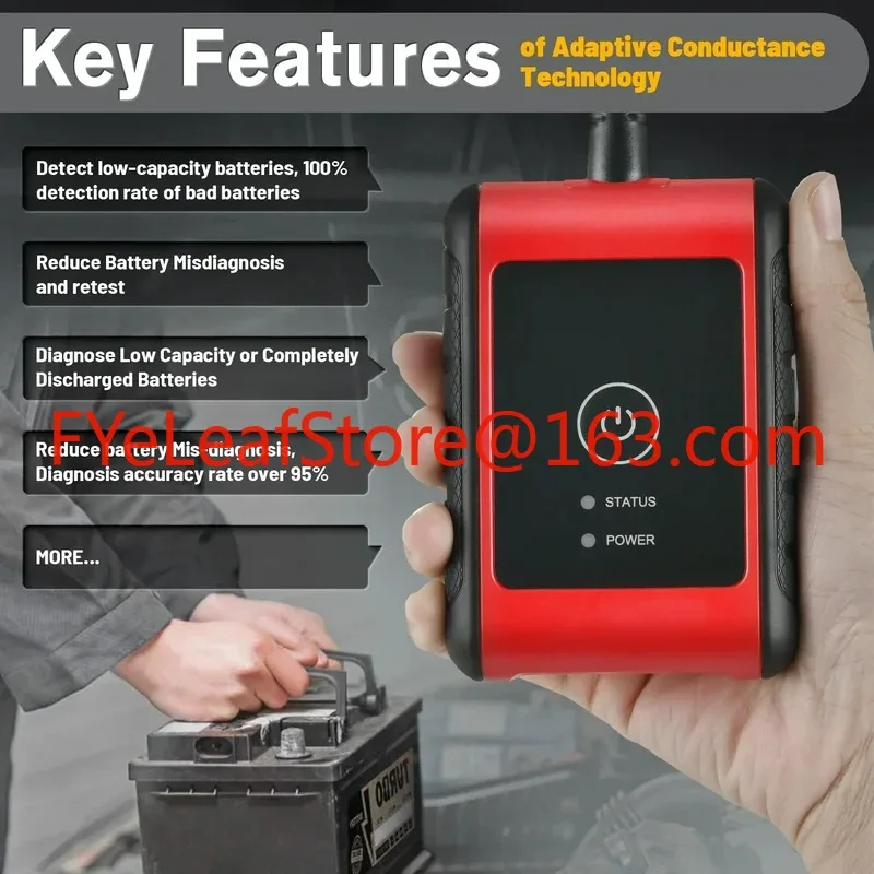 The new automatic battery analysis tool Autel MaxiBAS BT506 original and electric system works with Ta