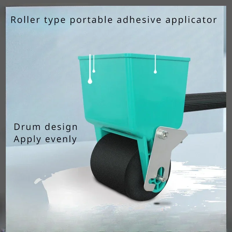 3 Inch/6 Inch Manual Small Drum Glue Applicator Wood Board Wallpaper Glue Applicator Paper Box Brush Glue Tool