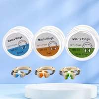 Bandas de matriz Dental Niti, anillo estilo guarnición, abrazadera de matriz, Clip, matrices contorneadas seccionales, Kit de plástico para dentista, herramientas de laboratorio