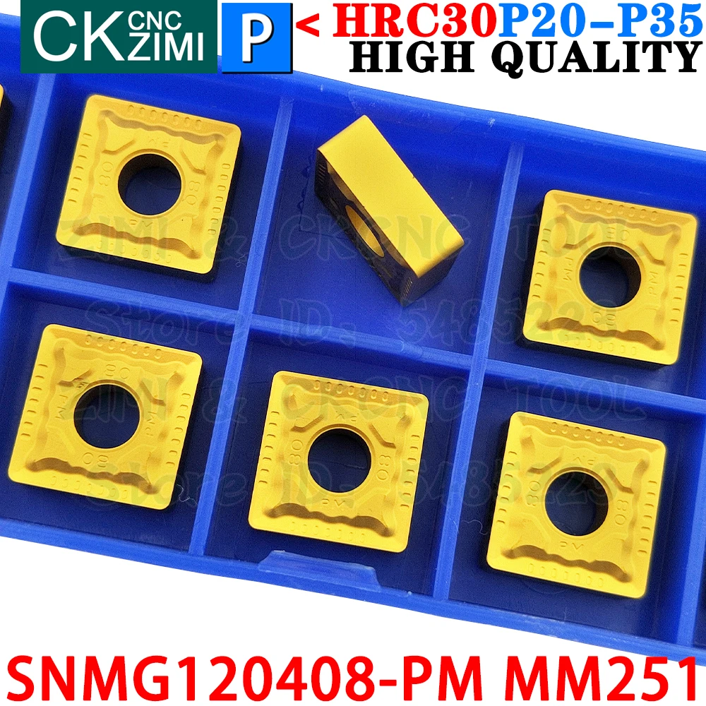 SNMG120408-PM MM251 SNMG 120408 PM MM251 Karbit Sisipan Eksternal Berputar Sisipan Alat SNMG432 SNMG1204 SNMG 1204 PM CNC Logam Mesin Bubut Alat Pemotong