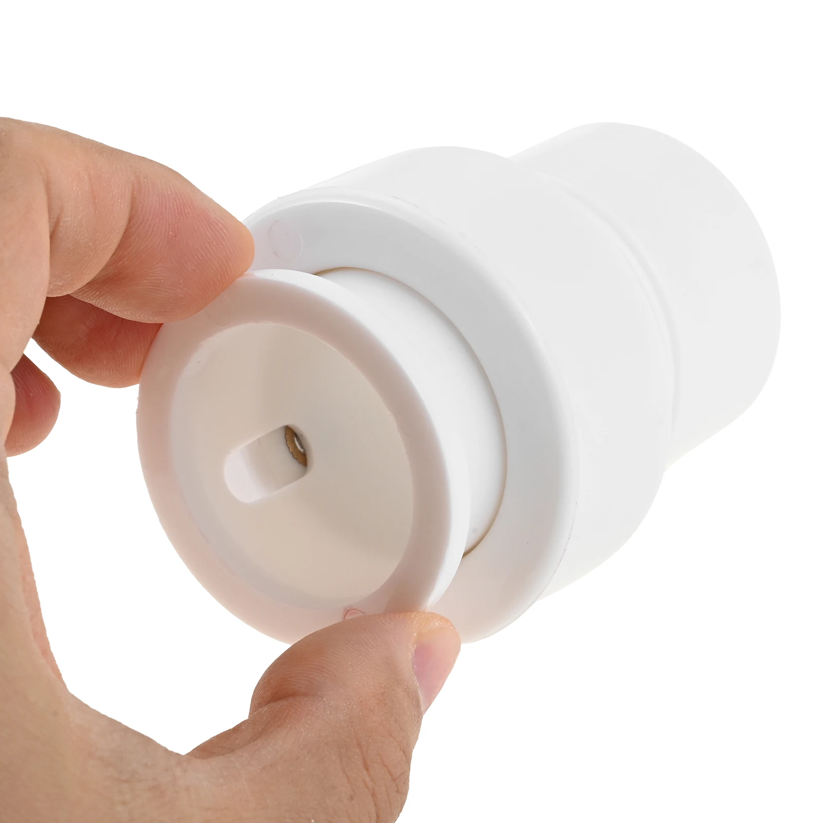 

1pc White Pool Umbrella Stabilizer Adapter Fit for Single-Threaded Baja Deck Pool Sleeves for 1.5"/1.35" Umbrella Poles