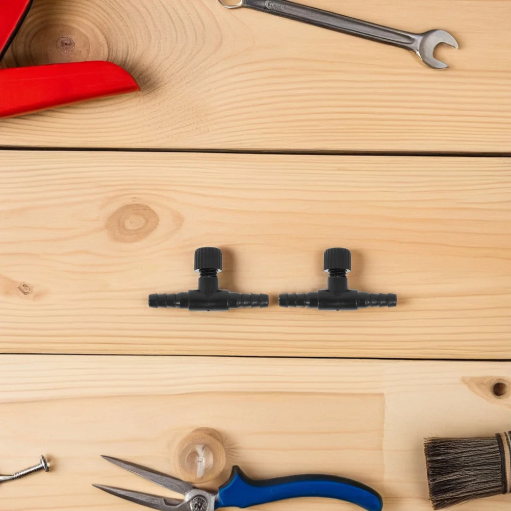 

10Pcs T Shape Aquarium Regulator Valves Adjustable Flow for 5mm Tubing Small Fish Tank Valves Aquarium Gang Valve