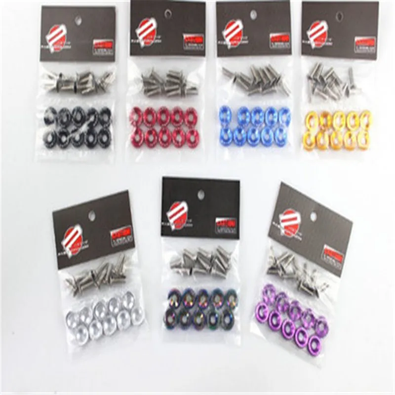 10Pcs Electric Scooter Fasteners Screws Handle Bar Screws Washers M6 Bolt For Dualtron 1 2 3 Thunder Eagel Ultra Zero 9 Parts