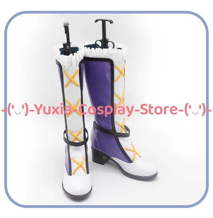 ¡Yuxiacosplay! Chouno Maika-zapatos de Cosplay, accesorios de personajes del juego de Anime, botas de cuero PU, disfraz de fiesta de Carnaval y Halloween