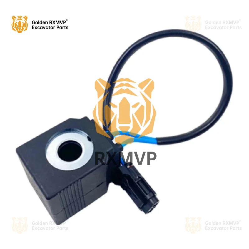 For Foton Lovol 60 65 80 150 170 220 Travel Pilot Electromagnetic Valve Core Coil Excavator Accessories