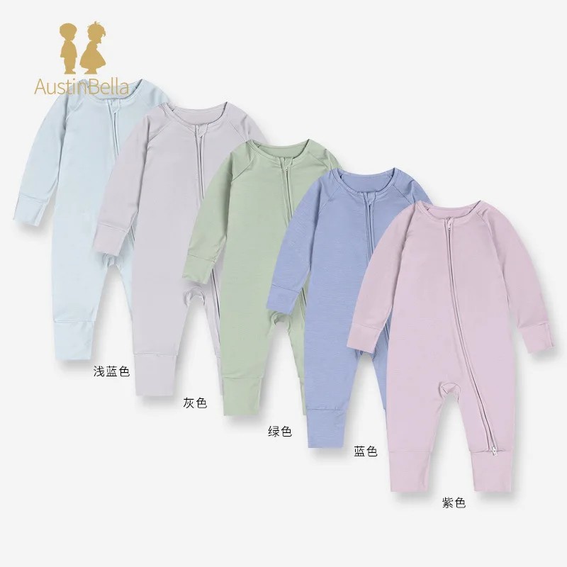 Bamboo Fiber Baby Jumpsuit Boys Clothes Overalls Children Romper 2024 Spring Newborn 3 6 9 12 18 24 Month Girl Costume Bodysuits