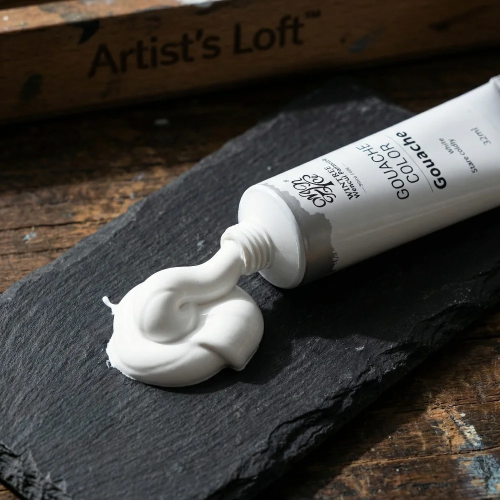 32 ml Gouache-Tube, wasserlösliche Farbe, waschbare Nachfüllung für Malbegeisterte und Anfänger – Detail 8