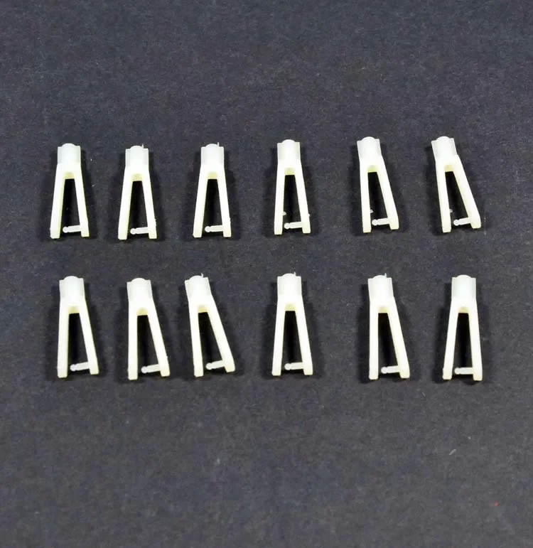 12pcs Plastic Clevis for RC Airplane Rod 2mm L28mm