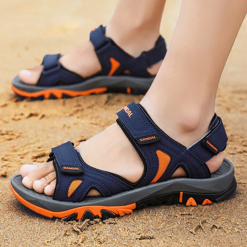 Brand New Sandals Men Summer Men Sandals Casual Beach Sandals Men Summer Slippers Lightweight Outdoor Casual Shoes Size 39-46