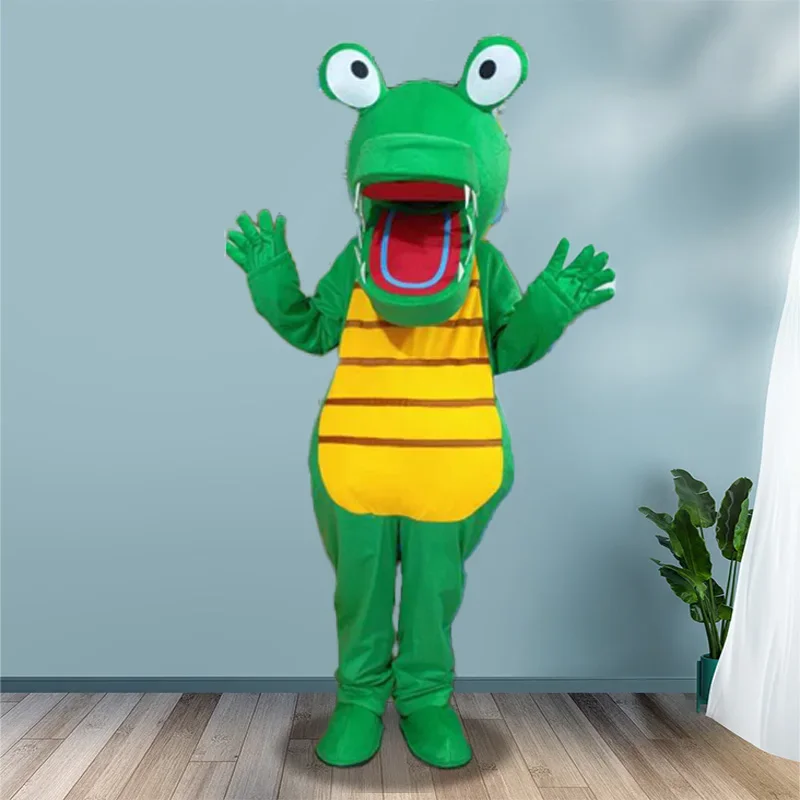 Disfraz de mascota dragón para niños adultos, traje de Cosplay, disfraz de fiesta peluda elegante, traje de pelo