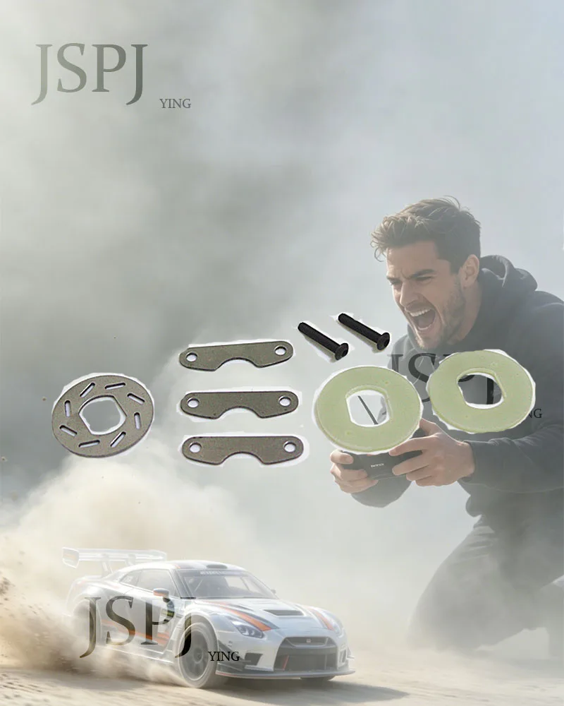 62016 Complete Brake Disc & Brake Pad Assembly Compatible HSP 1/8 Gas RC Car 94762 Off-Road Buggy Spare Mod Parts