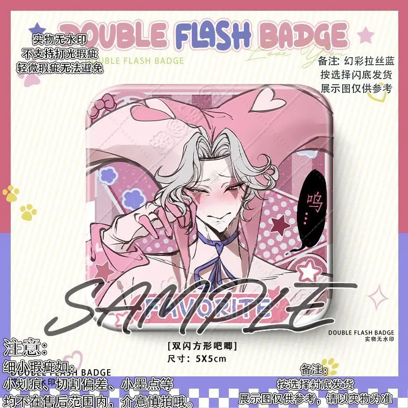 2pcs Cute Cartoon Badges Anime The Freak Circus Harlequin  Brooch Pins Bag Clothing Hat Accessories Jewelry Gifts