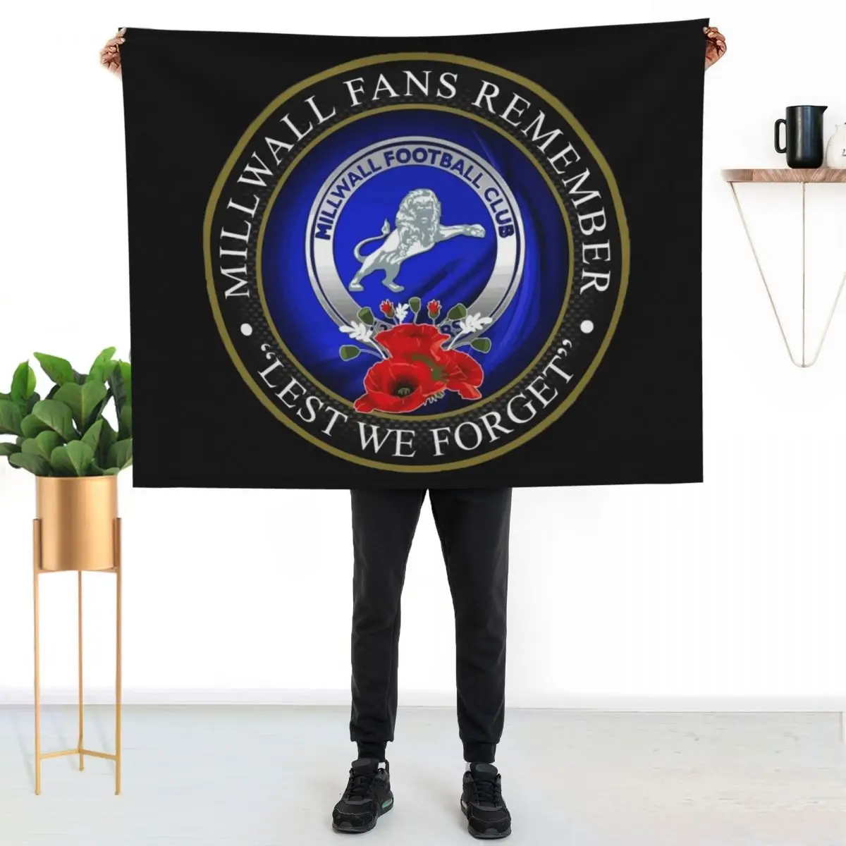 Millwall Fans Remember Throw Blanket Polar Plush Winter beds for sofa blankets and throws Blankets For Baby Blankets