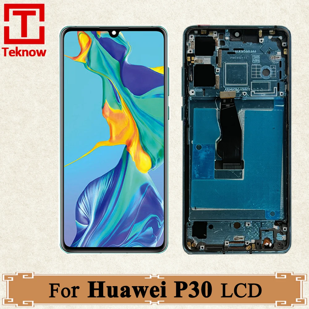 

6.1" OLED For Huawei P30 LCD Display Touch Screen Digitizer For Huawei ELE-L29 ELE-L09 ELE-AL00 ELE-TL00 ELE-L04 LCD Replacement