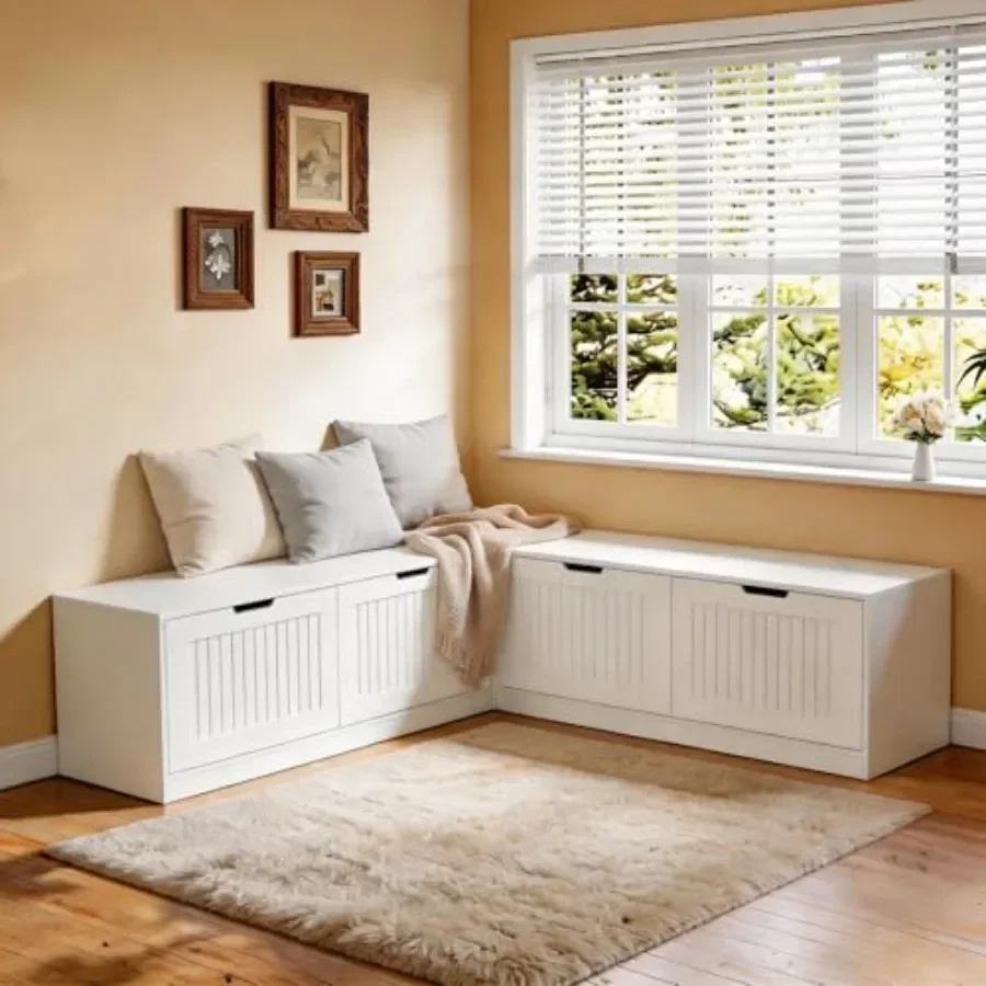 63 Storage Bench for Kitchen Dining, Wood Composite, Espresso, Hidden Flip Top with Ample Interior Storage