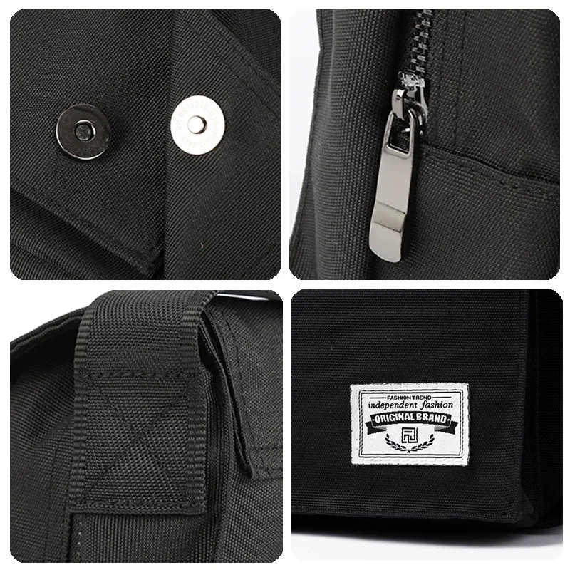 حقيبة كتف كاجوال للرجال على الموضة مقاومة للرذاذ من النايلون، حقيبة كروس عصرية للرجال، حقيبة سفر قصيرة للمراهقين