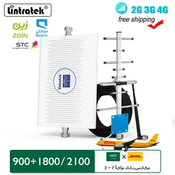 Lintratek SA مقوي اشارة Repeater GSM 900 LTE 1800 UMTS 2100MHz Booster شبكه مقوي الشبكة VIVA STC مقوي شبكة الجوال 2g 3g 4g