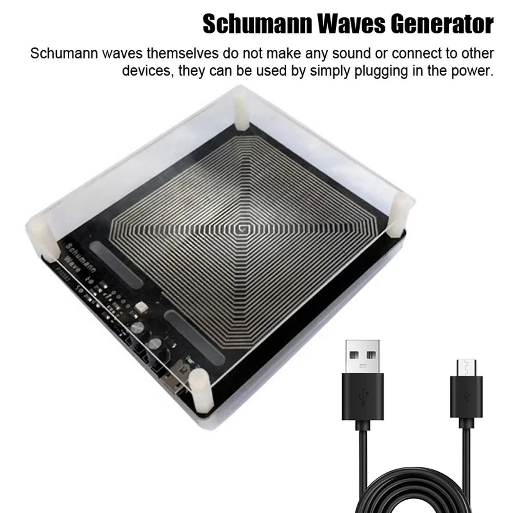 High Power Schumann Waves Generator 7.83Hz Pure SineWave Generator Earth Resonant Frequency Generator with Case