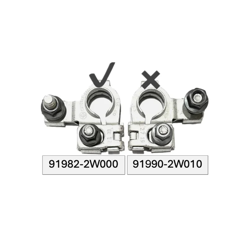 TERMINAL - BATTERY (+) 919822W000 For Kia Sorento Stinger Genesis Gv80 G70 Car Battery Positive Terminal Clip 91982-2W000
